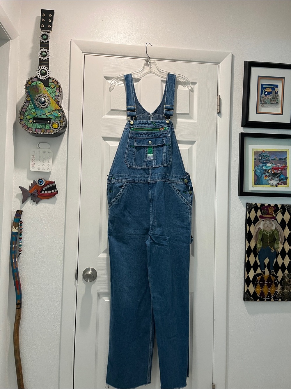 Men's Blue Denim Overalls - Classic Workwear